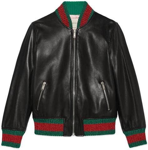 baby gucci leather jacket|Gucci jacket without hoodie.